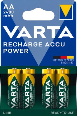 VARTA Recharge ACCU Power AA 2400mAh Blister 4