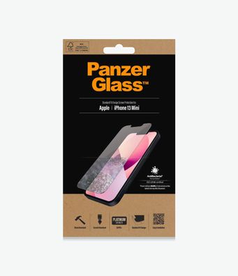 PanzerGlass iPhone 13 mini Antibakt., Standard Fit