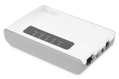 Digitus 2-Port USB 2.0 Wireless Multifunction Network Server