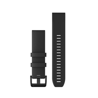 Garmin QuickFit® 22-Uhrenarmbänder - Silikon Schwarz/ Schwarz
