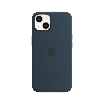 iPhone 13 - Silikon Case mit MagSafe, abyssblau