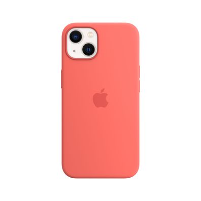 iPhone 13 - Silikon Case mit MagSafe, pink pomelo