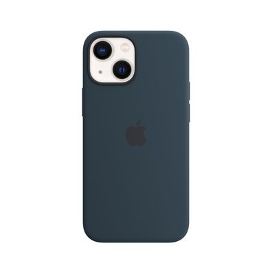 iPhone 13 mini - Silikon Case mit MagSafe, abyssblau