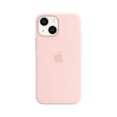 iPhone 13 mini - Silikon Case mit MagSafe, kalkrosa