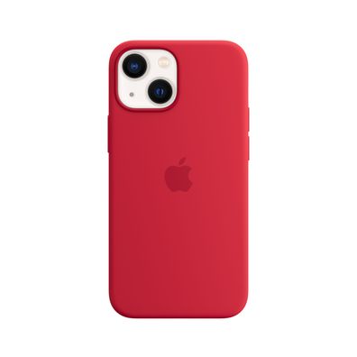 iPhone 13 mini - Silikon Case mit MagSafe, rot