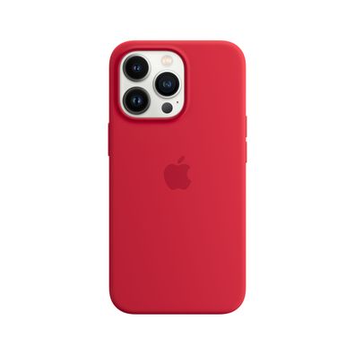 iPhone 13 Pro - Silikon Case mit MagSafe, rot