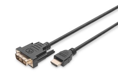 Digitus HDMI Adapter- / Konverterkabel, HDMI auf DVI-D