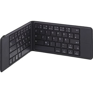 InLine® faltbare Bluetooth Tastatur ZollBT-PocketZoll, grau, für bis zu 3 Blueto
