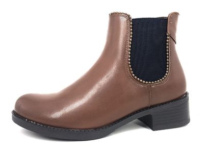 Laufsteg München Damenschuhe Stiefel Stiefelette Braun Freizeit