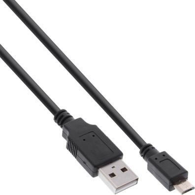 InLine® Micro-USB 2.0 Kabel, Schnellladekabel, USB-A Stecker an Micro-B Stecker,
