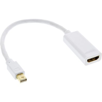 InLine® Mini DisplayPort HDMI Adapterkabel mit Audio, Mini DisplayPort Stecker a