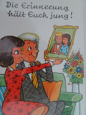 alte Grußkarte Primus Western Germany Zur goldenen 50 Hochzeit