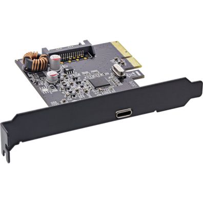 InLine® Schnittstellenkarte, PCIe x4, USB 3.2 Gen.2x2, 1x USB Typ-C, inkl. Low-P