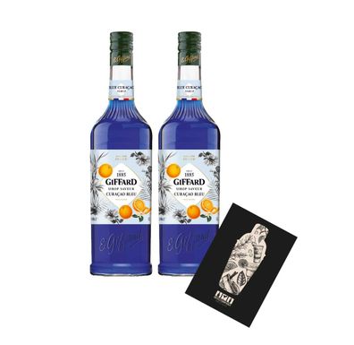 Giffard curacao bleu 2er Set Sirup Blue Curacao je 1L Orange