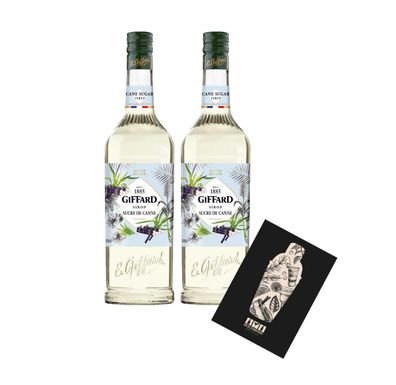 Giffard sucre de canne 2er Set Rohrzucker Sirup je 1L