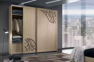 Schlafzimmer Schranke Kleiderschrank Holz Luxus Modernes Design Neu