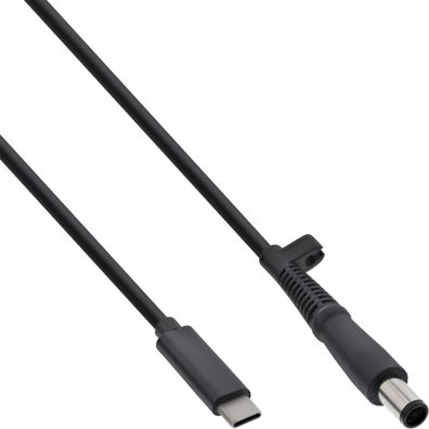 InLine® USB Typ-C zu HP Notebook (rund/ groß) Ladekabel, 2m