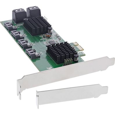 InLine® Schnittstellenkarte, 8x SATA 6Gb/ s Controller, PCIe 2.0 (PCI-Express)
