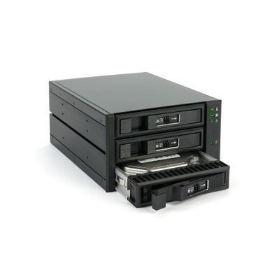 FANTEC BP-T2131, SAS und SATA Backplane für 3x 3,5Zoll/2,5Zoll HDD/ SSD, schwarz