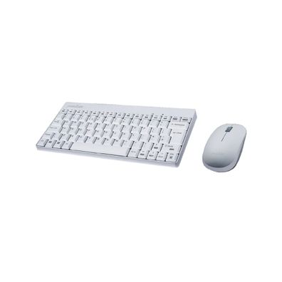 Perixx Periduo-712 DE W, Mini Tastatur und Maus Set, schnurlos, weiß