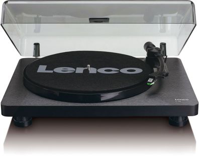 Lenco L-30 Plattenspieler mit AutoStop, PC-Codierung (Schwarz)