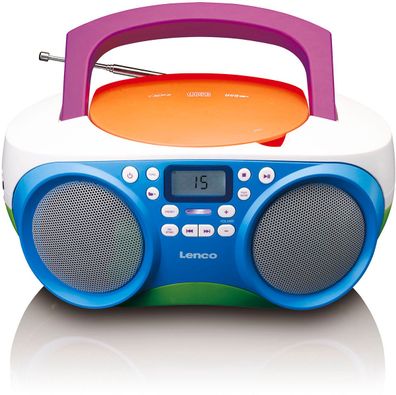Lenco SCD-41 CD-Player für Kinder mit USB (Bunt)