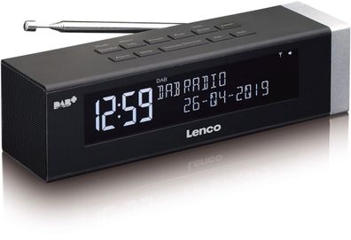 Lenco CR-630 DAB Digitalradio mit UKW Tuner (Schwarz)