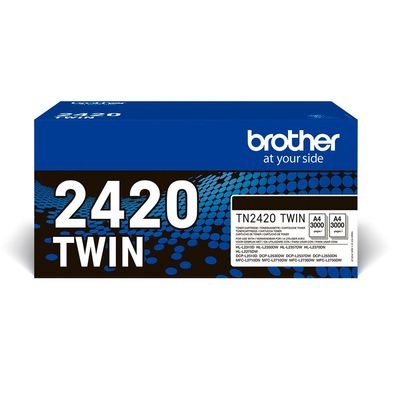 Brother Toner Doppelpack TN-2420TWIN (ca. 2x 3000 Seiten)