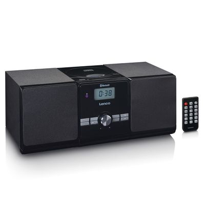 Lenco MC-030BK Mikro-Set mit CD/ MP3-Player