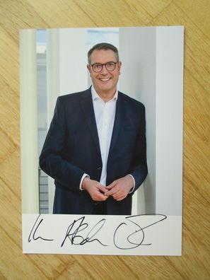Rheinland-Pfalz Minister Alexander Schweitzer - handsigniertes Autogramm!!