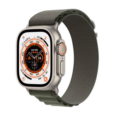 Apple Watch Ultra Cell 49mm Titanium Green Alpine Loop S