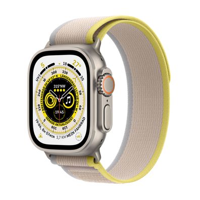 Apple Watch Ultra Cell 49mm Titanium Yell/ Beige Trail Loop M/ L