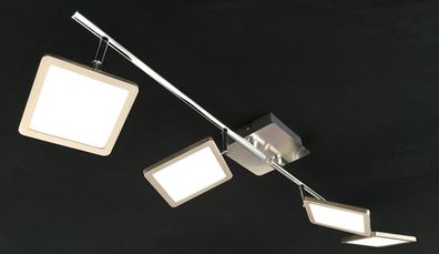 Lampenwelt 1558078 Ties Deckenlampe Deckenleuchte LED Design Lampe Chrom NEU!