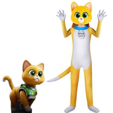 AC Lightyear Sox Cosplay Jumpsuit Kinder Halloween Onesie Cartoon Katze Bodysuit Set