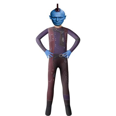 Guardians of the Galaxy Yondu Cosplay Jumpsuit Kinder Halloween Onesie Bodysuit Set