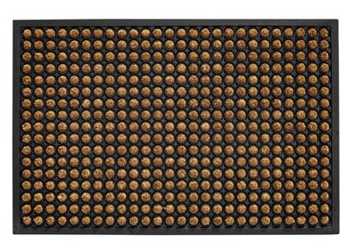 Outdoor Gummi Kokos Fußmatte 40x60 cm Schmutzfangmatte Türmatte Rubco Dots