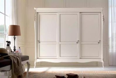 Kleiderschrank Holz Schlafzimmer Modern Luxus Schränke Weiß Schrank