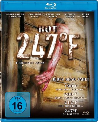 Hot 247°F - Todesfalle Sauna (Blu-Ray] Neuware