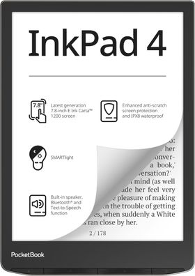 PocketBook InkPad 4 Stardust Silver DACH-Version