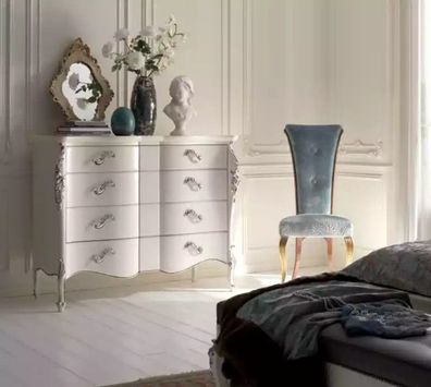 Sideboard Kommode Kommoden Holz Schlafzimmer Möbel Schrank Luxus Weiß