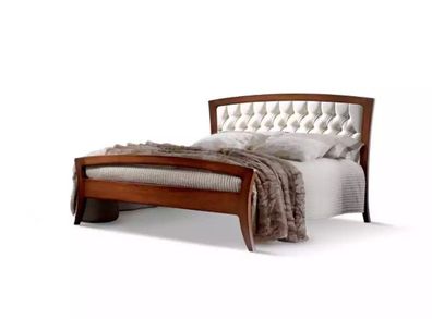 Betten Schlafzimmer Holz Modern Doppel Bettrahmen Design Luxus Möbel