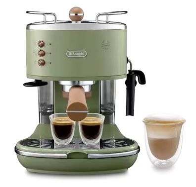 Delonghi ECOV311 GR Espresso Cappuccino Pad Kaffee automat 15Bar 1100W 1,4L Grün
