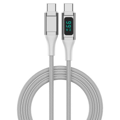 4smarts USB-C auf USB-C Kabel DigitCord 100W 1,5m, weiß