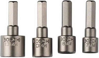 Bosch Steckschlüssel-Set 4tlg. 1/4" SW 7 8 10 und 13