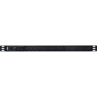 ATEN PE0116SG 0U Basis-PDU mit Überspannungsschutz, 16x C13