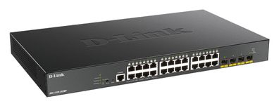 D-Link DGS-1250-28XMP 28-Port Smart Mgd. PoE+ Gigabit Switch