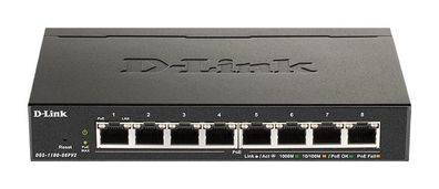 D-Link DGS-1100-08PV2 8-Port L2 PoE EasySmart Gigabit Switch