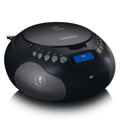 Lenco SCD-341BK Boombox mit DAB + / FM radio und Bluetooth