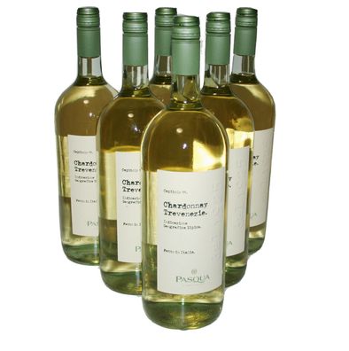 PASQUA Le Collezioni Chardonnay Trevenezie IGT 12% Vol., 6 x 1,5 Liter Flaschen