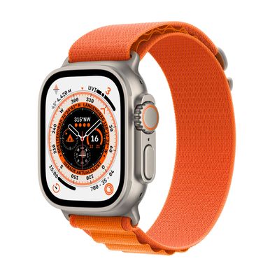 Apple Watch Ultra Cell 49mm Titanium Orange Alpine Loop L